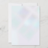 Iridescent Pearl 30ste huwelijksverjaardag Kaart (Achterkant)