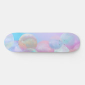 Iridescent Pearl Rainbow Bubbles Persoonlijk Skateboard (Horizontaal)