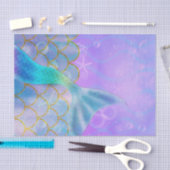 Iridescent Pearl Shimmer Mermaid Birthday Party Tissuepapier (Craft)