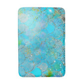 Iridescent Pearl Shimmer Mermaid Scales Badmat (Voorkant Verticaal)