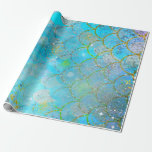 Iridescent Pearl Shimmer Mermaid Scales Cadeaupapier<br><div class="desc">aangepast verpakkingspapier</div>