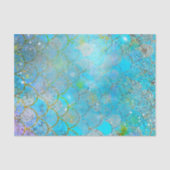  Iridescent Pearl Shimmer Mermaid Scales Tissuepapier (Voorkant)