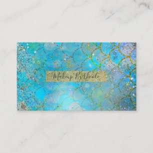  Iridescent Pearl Shimmer Mermaid Scales Visitekaartje