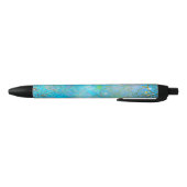 Iridescent Pearl Shimmer Mermaid Scales Zwarte Inkt Pen (Bodem)