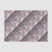 Iridescent Pearlized Faux Rose Gold Decoupage  Tissuepapier (Voorkant)