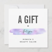 Iridescent penseelstreek voegt Logo Beauty Makeup  (Voorkant)