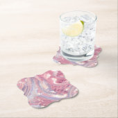 Iridescent Pink and Purple  Kartonnen Onderzetters (Insitu)