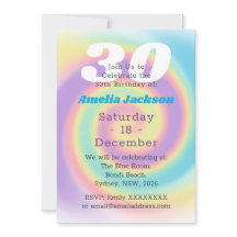 Iridescent Rainbow 30th Birthday Party (1990)