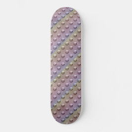 Iridescent Rainbow Dotted Industrial Metal Bord Persoonlijk Skateboard