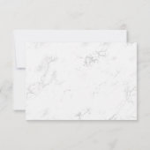 Iridescent Rainbow Folie Brush Stroke Marble Bedankkaart (Achterkant)