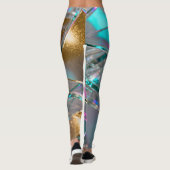 Iridescent Rainbow - Holographic Glitter Leggings (Achterkant)