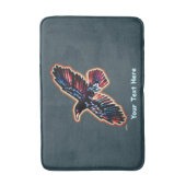 Iridescent Raven Badmat (Voorkant Verticaal)