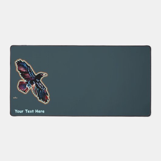 Iridescent Raven Bureaumat (Voorkant)