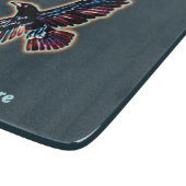 Iridescent Raven Snijplank (Hoek)