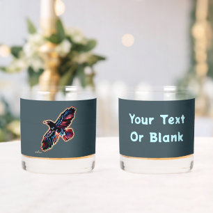 Iridescent Raven Whisky Glas