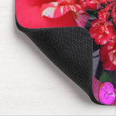 Iridescent Red Roses "Happy Valentijn" Art Print/ Muismat (Hoek)