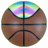 Iridescent, regenboogachtig, droomachtig - voor ro basketbal (Rechts)