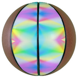 Iridescent, regenboogachtig, droomachtig - voor ro basketbal