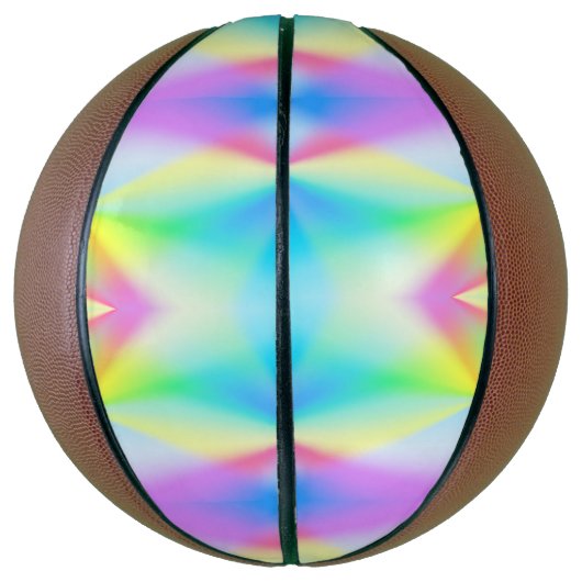 Iridescent, regenboogachtig, droomachtig - voor ro basketbal (Verticaal)