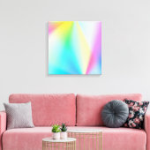 Iridescent, regenboogachtig, droomachtig - voor ro canvas afdruk (Insitu (Woonkamer))