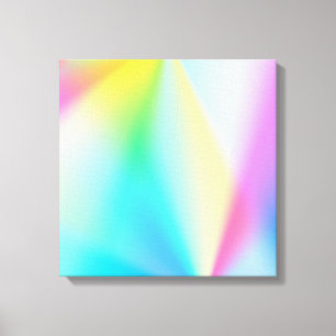 Iridescent, regenboogachtig, droomachtig - voor ro canvas afdruk