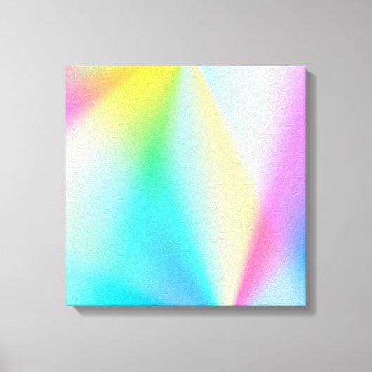 Iridescent, regenboogachtig, droomachtig - voor ro canvas afdruk (Voorkant)
