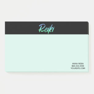 *~* Iridescent Reiki Green Blue en Turquoise Post-it® Notes