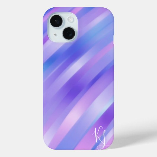 Iridescent Ribbons Gepersonaliseerde telefoonhoes Case-Mate iPhone Case (Achterkant)