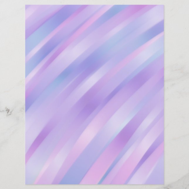 Iridescent Ribbons Scrapbook Paper (Voorkant)