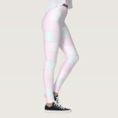 Iridescent roze band patroon leggings (Rechts)
