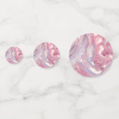 Iridescent Roze en Paars Confetti (Voorkanten)