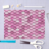Iridescent roze glitter Shiny Mermaid Fish Scales Tissuepapier (Craft)