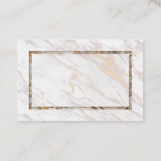 Iridescent roze marmer visitekaartje (Achterkant)