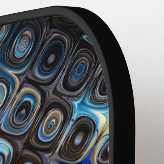 Iridescent Shapes Pattern Pickleball Paddle (Links Detail)