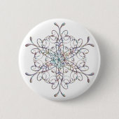Iridescent Snowflake Button (Voorkant)