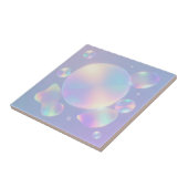 Iridescent Soap Bubble Dream Tegeltje (Zijkant)