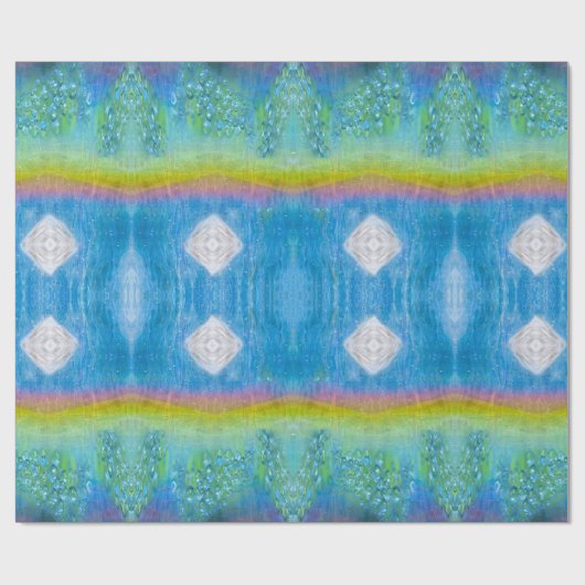 Iridescent, Sparkly, Rainbow Light Cadeaupapier (Vlak)