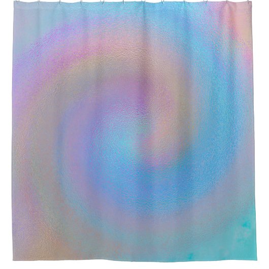 Iridescent Spiral Douchegordijn (Voorkant)