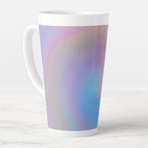 Iridescent Spiral Latte Mok