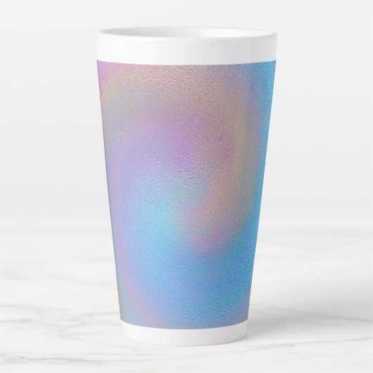 Iridescent Spiral Latte Mok (Voorkant)