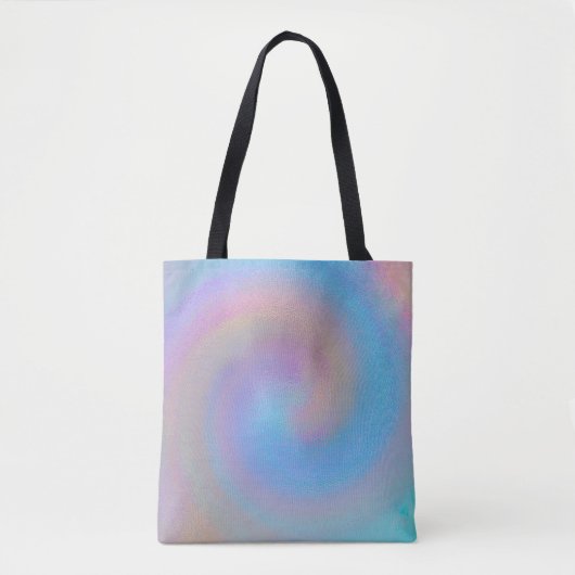 Iridescent Spiral Tote Bag (Voorkant)