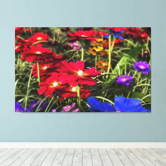 Iridescent Spring Canvas afdrukken (Insitu (Houten vloer))