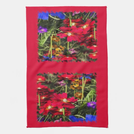 Iridescent Spring Kitchen Towel Theedoek (Verticaal)