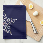 Iridescent Star Kitchen Towel Theedoek (Quarter Fold)