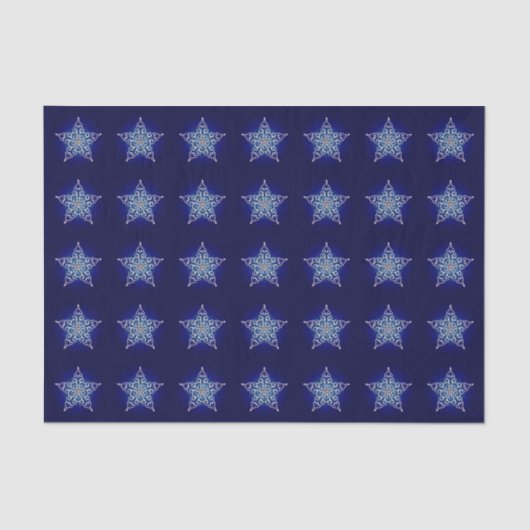 Iridescent Star-papier Tissuepapier (Voorkant)