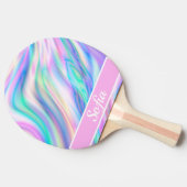 Iridescent Tafeltennisbatje (Zijkant)