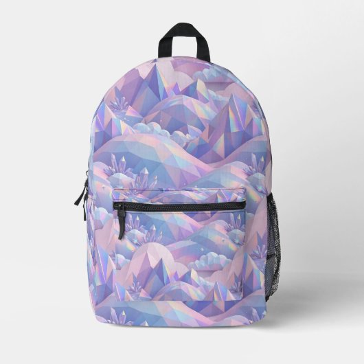 Iridescent Terra Backpack Bedrukte Rugzak (Voorkant)