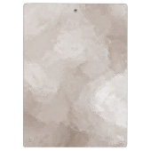 Iridescent Textured Modern Script Make-up Monogram Klembord (Achterkant)