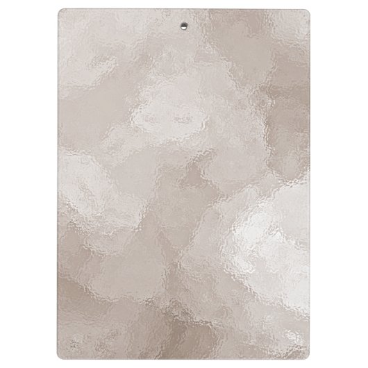 Iridescent Textured Modern Script Make-up Monogram Klembord (Achterkant)