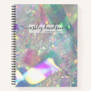 Iridescent Tinsel Modern Glam Notitieboek